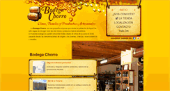 Desktop Screenshot of bodegachorro.com
